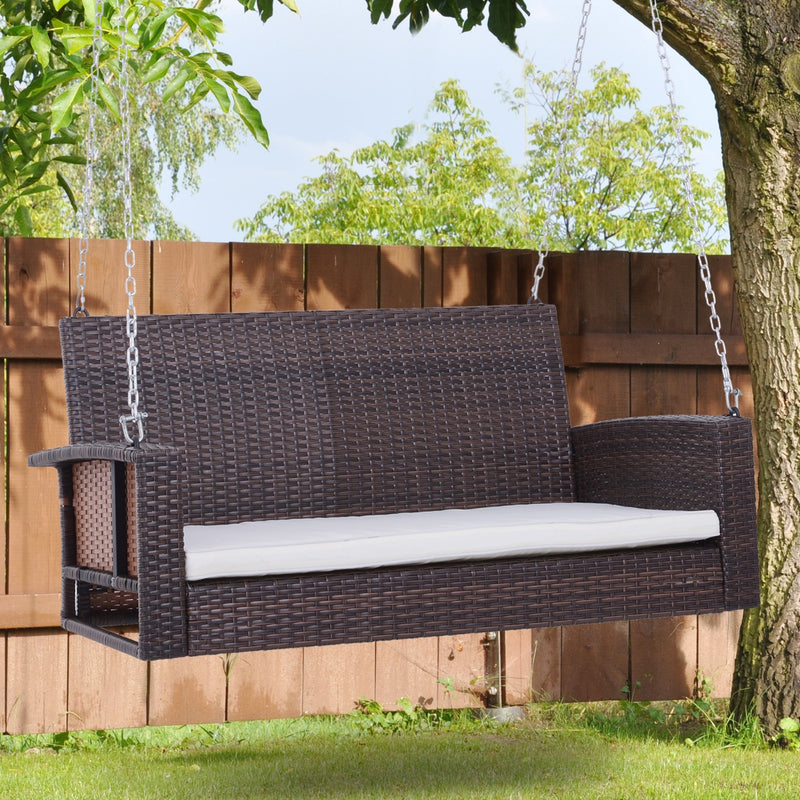 Ship to Canada Only! 2-person Wicker Porch Swing