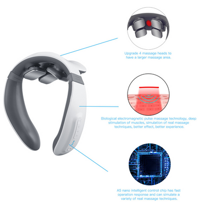 Heating Pain Relief Tool w/Intelligent Cervical Massager