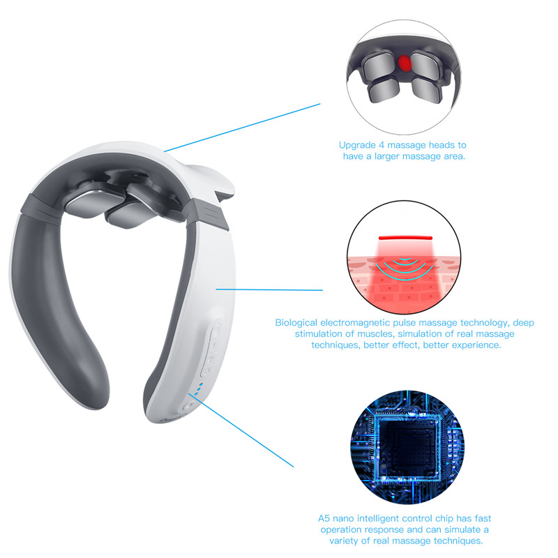 Heating Pain Relief Tool w/Intelligent Cervical Massager