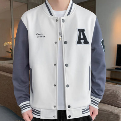 Stylish Men's College Baseball Jacket