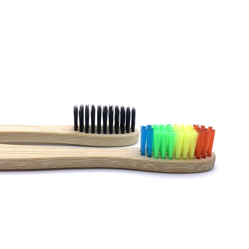 Ecofriendly 12 Pack Vegan Bamboo Toothbrush (Soft Bristles)