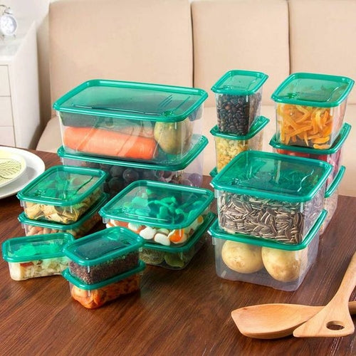 Ecofriendly 20Pcs Set Sealed Rectangle Containers
