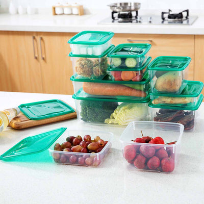Ecofriendly 20Pcs Set Sealed Rectangle Containers