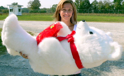 Ship To USA only! Giant "I Love You" White Teddy Bear