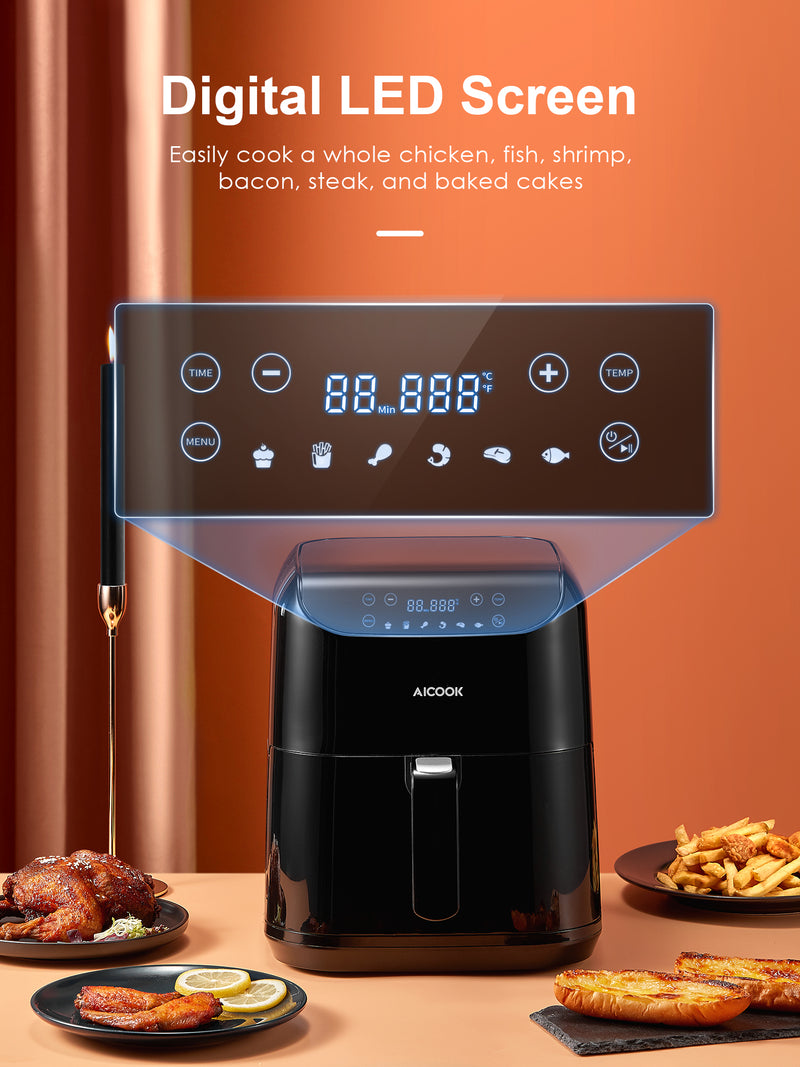 Cook Healthy and Save Energy w/a 5.5L Air Fryer (6 Programs)