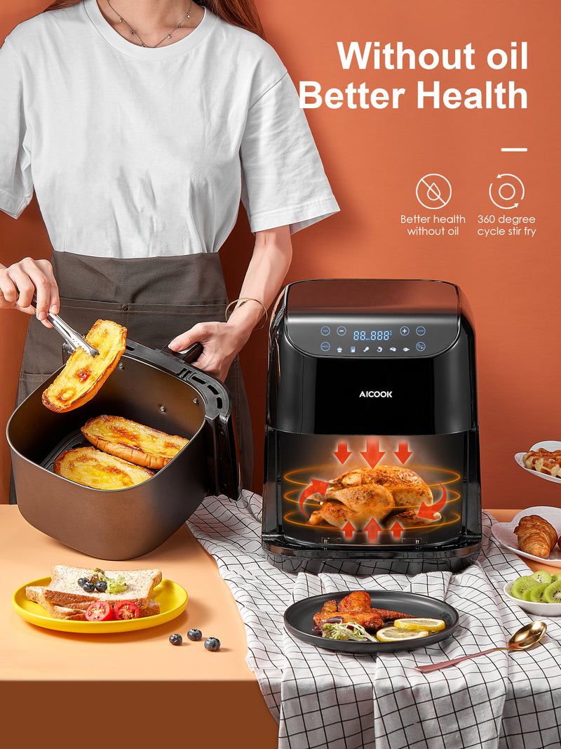 Cook Healthy and Save Energy w/a 5.5L Air Fryer (6 Programs)