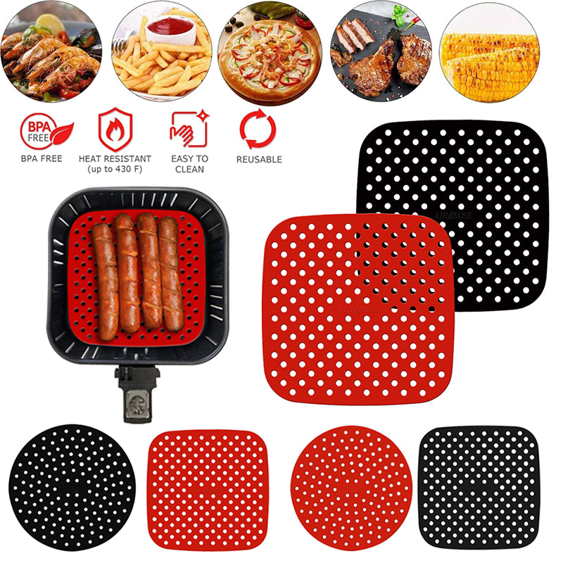 Reusable Air Fryer Non-Stick Silicone Liners