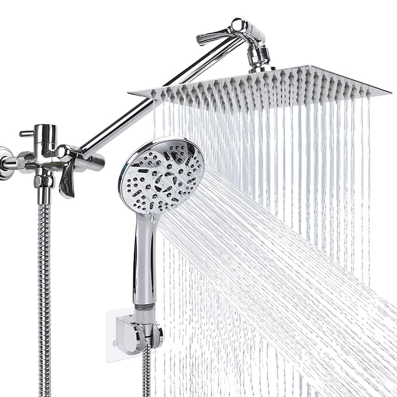 Ship to USA Only! Save on Water! With a High Pressured Rainfall Shower Mixer w/Handheld