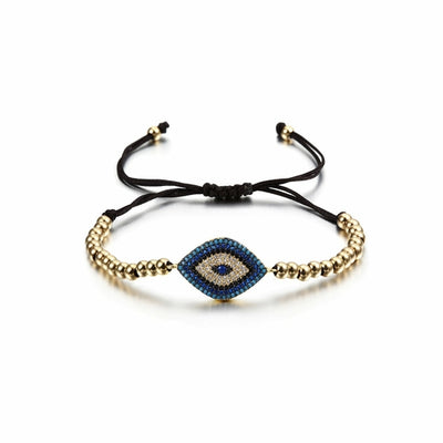 Evil Eye Ancient Protector Bracelet 14K Gold