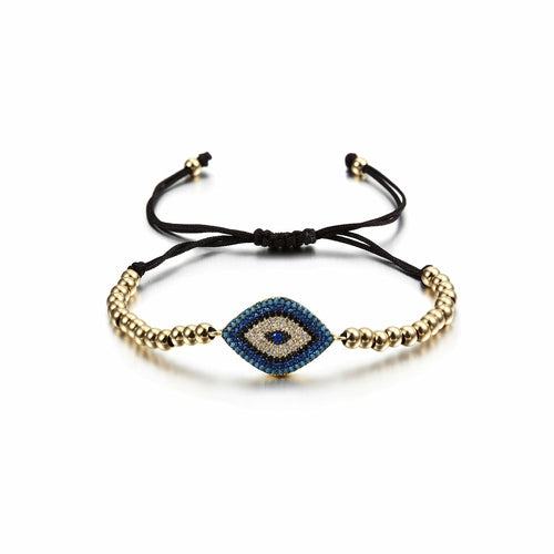 Evil Eye Ancient Protector Bracelet 14K Gold