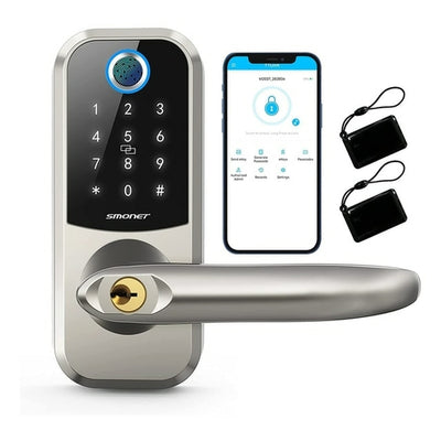 Electronic Door Lock w/WiFi Biometric & Fingerprint