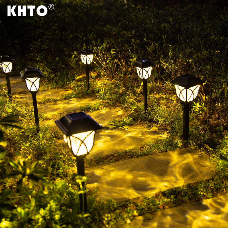 Solar Lamp Outdoor LED Retro Solar Powered Garden Lights Home