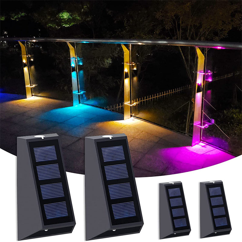 Light up your Backyard w/a LED Multicolor Solar Wall/Fence Lights (Waterproof)
