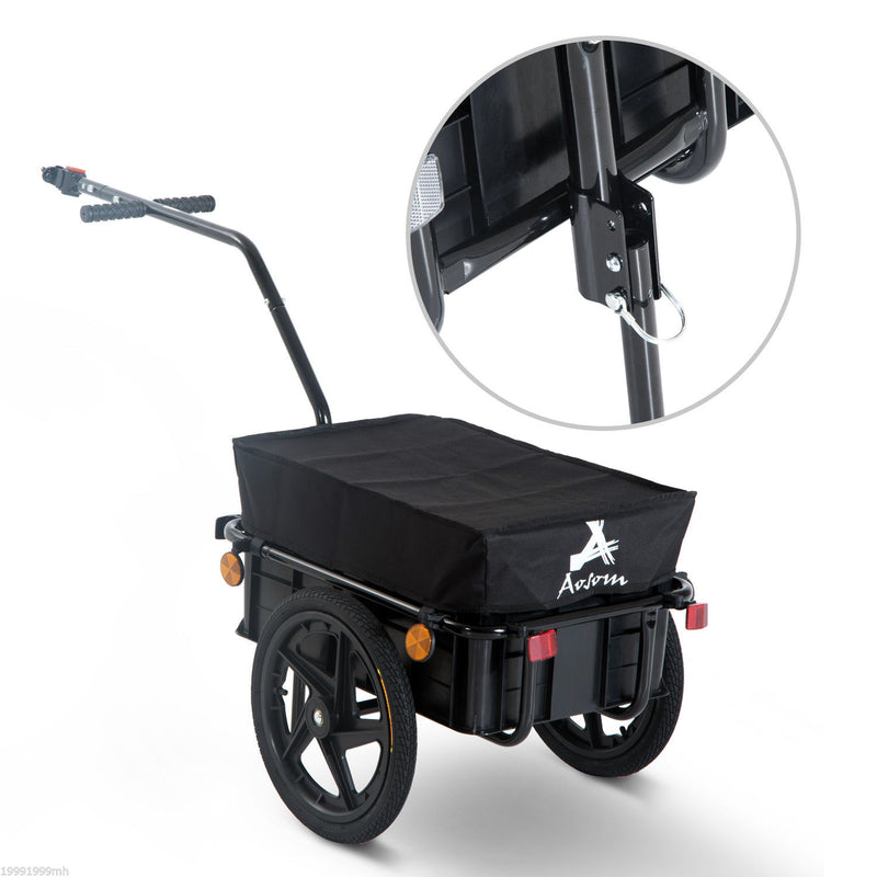 Ship To Canada ONLY! Bicycle Cargo Trailer w/16 inch Air Wheel Trailer