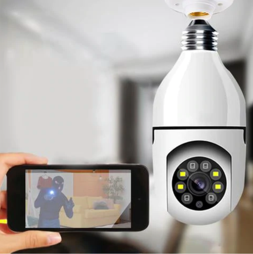 WiFi Security Light Bulb w/Camera
