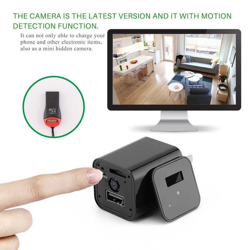 Home Security - Hidden HD 1080P Camera with USB Charger