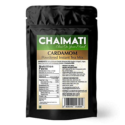 100% Natural! ChaiMati Cardamom Chai Latte Instant Powder (2 lbs)