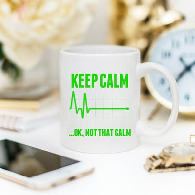 Ship To USA Only! Nurse Mug - Keep Calm...OK, Not That Calm