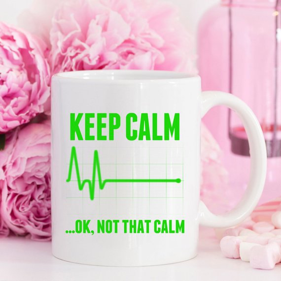 Ship To USA Only! Nurse Mug - Keep Calm...OK, Not That Calm