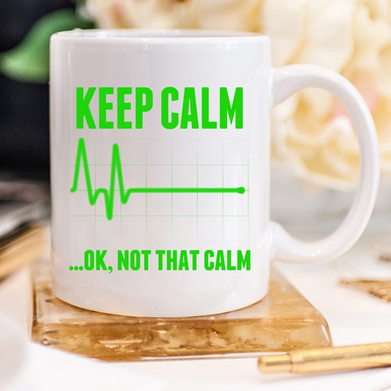 Ship To USA Only! Nurse Mug - Keep Calm...OK, Not That Calm