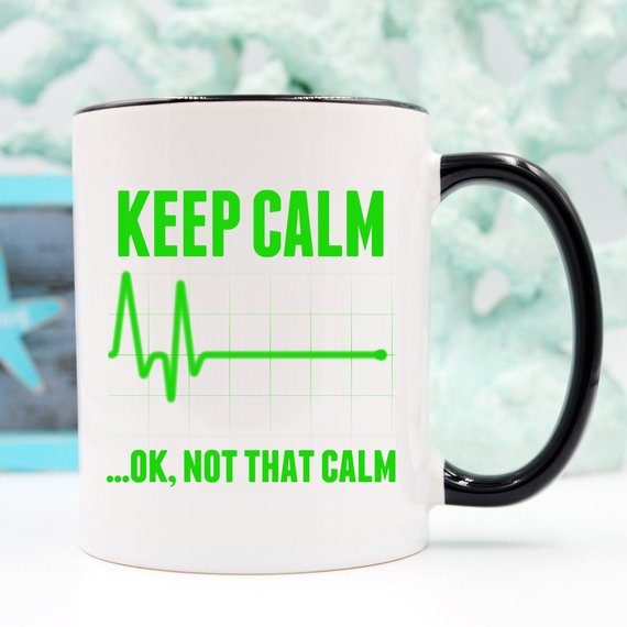 Ship To USA Only! Nurse Mug - Keep Calm...OK, Not That Calm